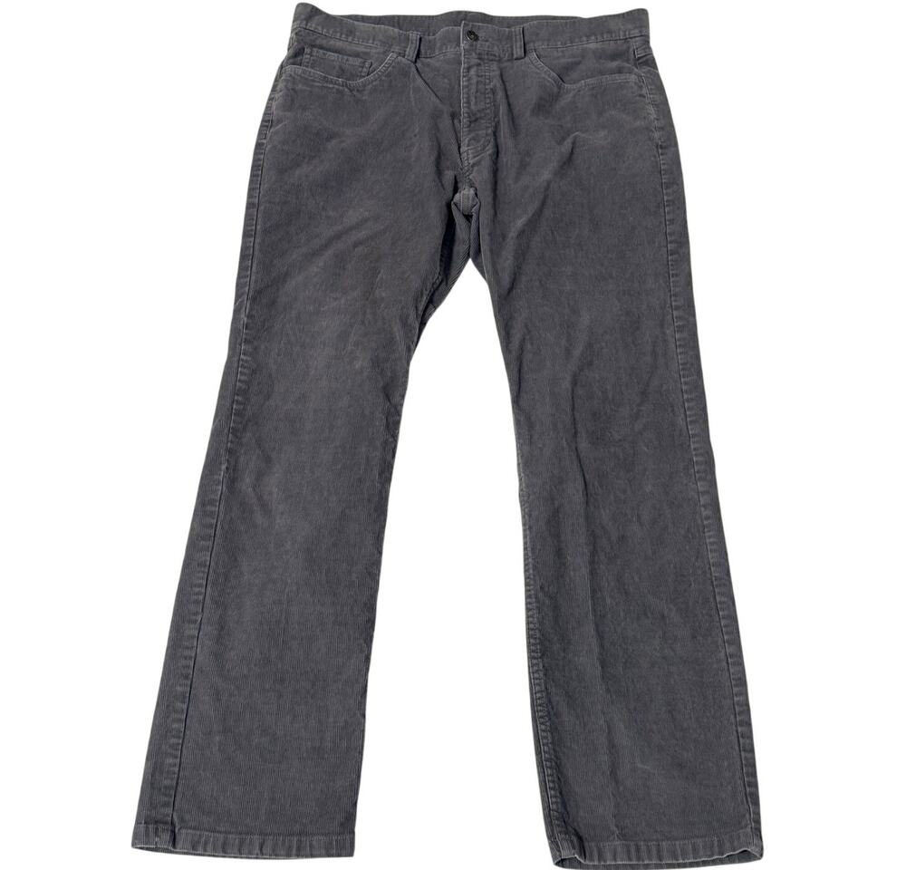 Brooks Brothers, Men's Corduroy Pants/Jeans, Gray, Size Tag 38 x 30